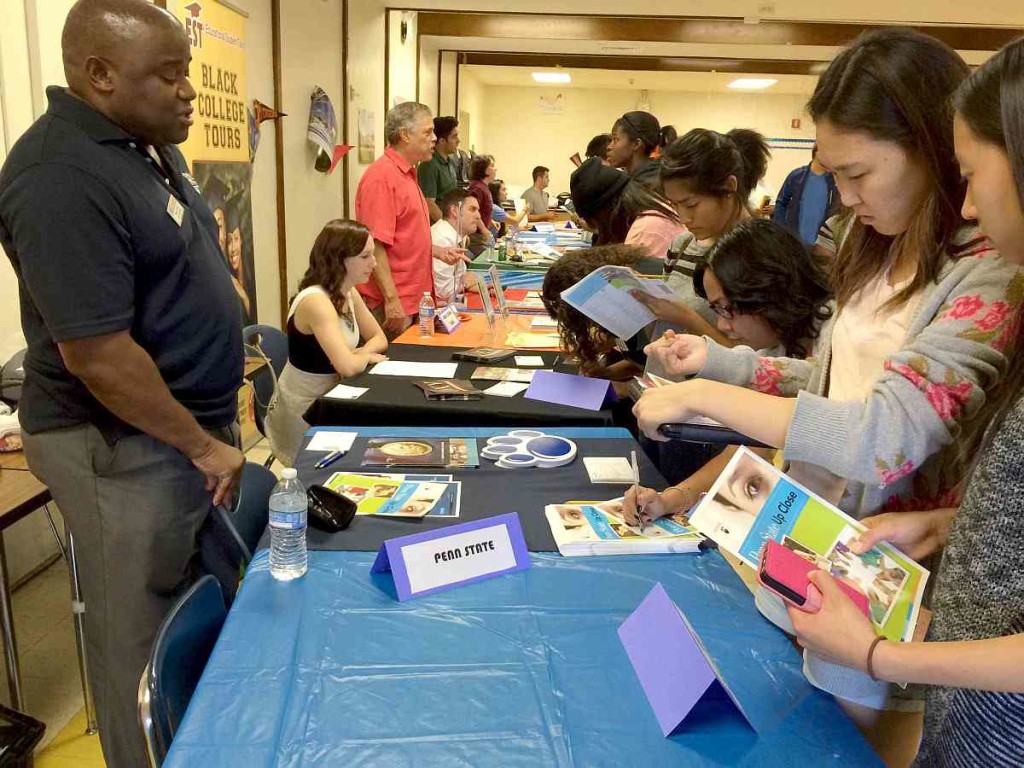 Strong interest from schools and students at Uni’s College Fair