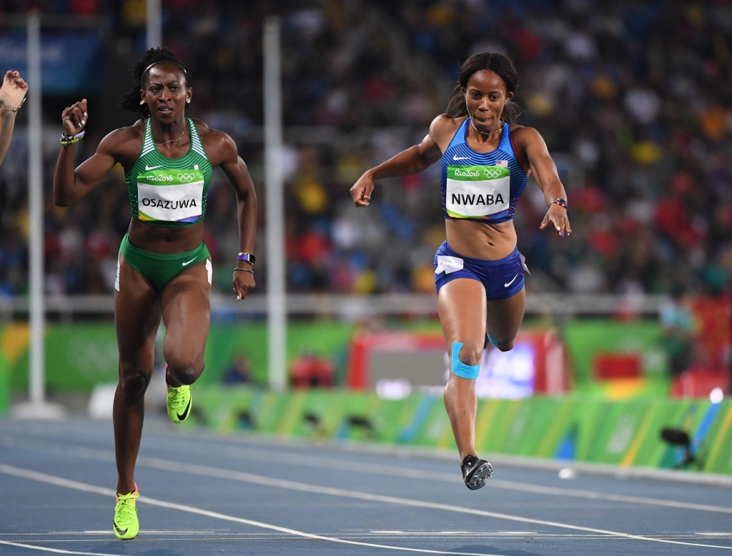 Uni Olympian Barb Nwaba competes at Rio